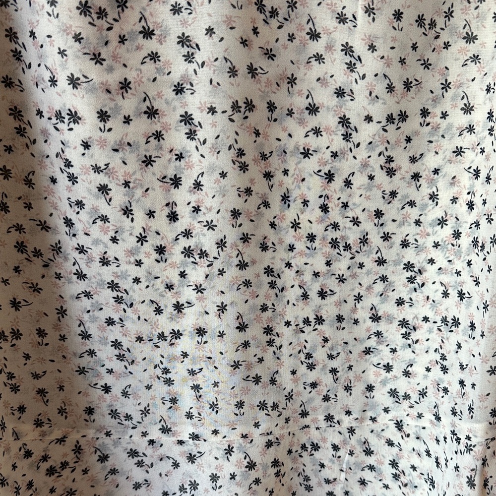 Cabi Cream Ruffle Blouse - Wishful Top - Picture 5 of 8